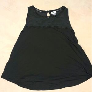 Old Navy black sleeveless shirt loose fit top